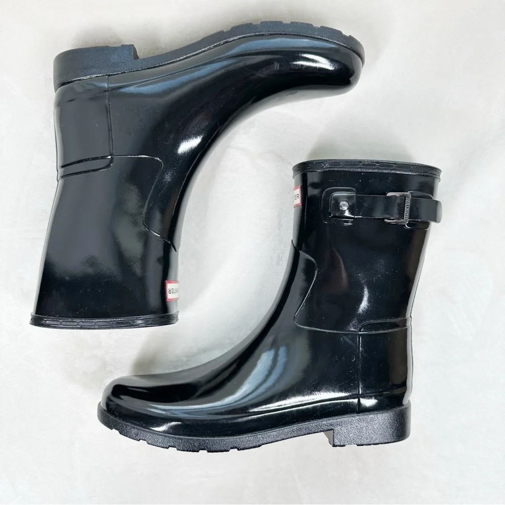 HUNTER Original Refined Short Gloss rain boot